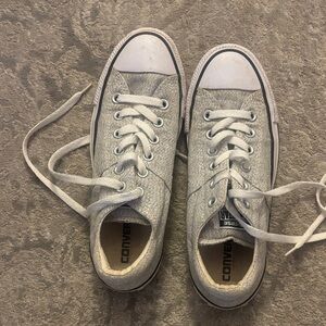 Converse Women's Sneakers in Gray and White